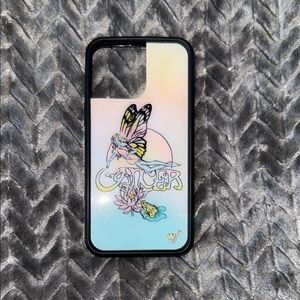 WildFlower Cancer Zodiac Butterfly Phone Case - Multicolor